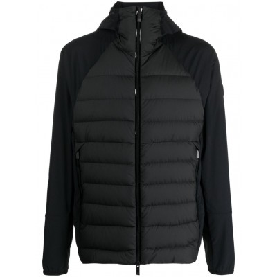 Moncler Viaur Hooded Quilted Jacket Black MCS29624