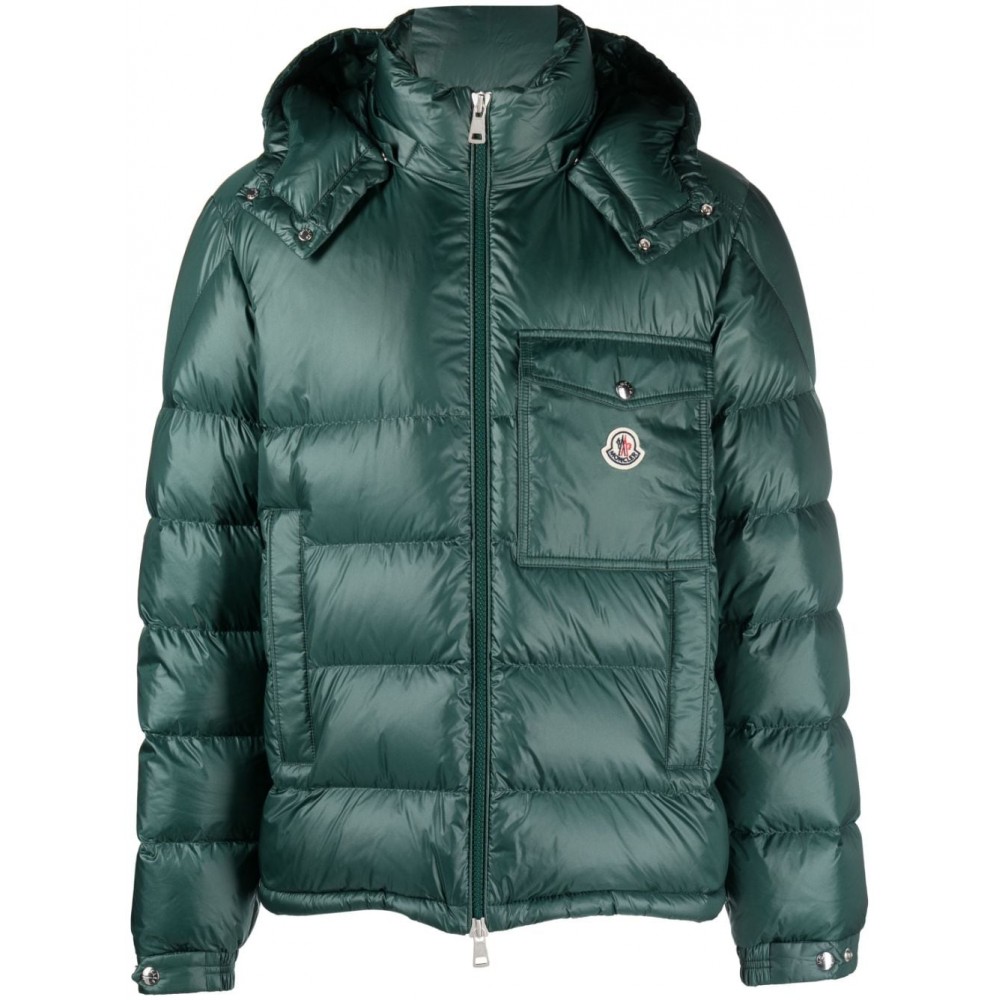 Moncler logo-patch Padded Jacket Green MCS29021