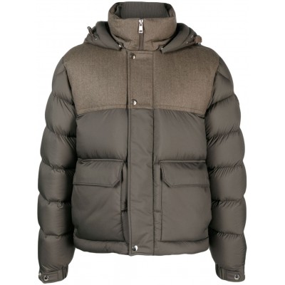 Moncler Mussala feather-down Jacket Green MCS29273