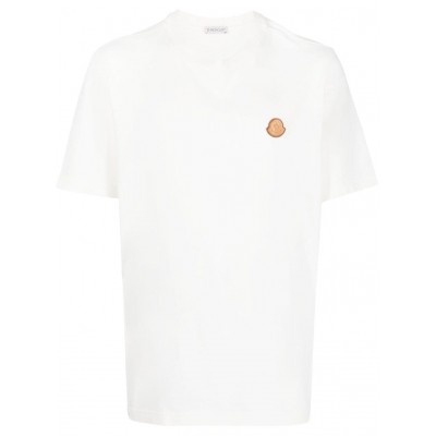 Moncler logo-applique Cotton T-shirt White MCS28797