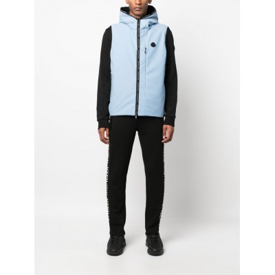 Moncler detachable-sleeves Hooded Jacket Blue MCS28395