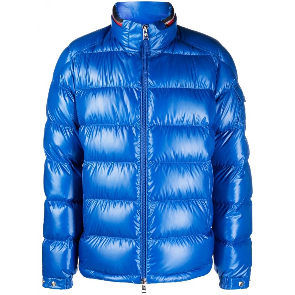 Moncler Bourne Padded zip-up Jacket Blue MCS28238