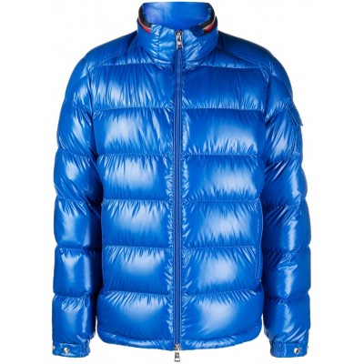 Moncler Bourne Padded zip-up Jacket Blue MCS28238