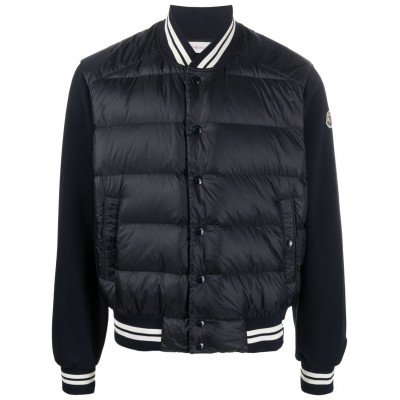 Moncler logo-patch padded-design Jacket Blue MCS29028