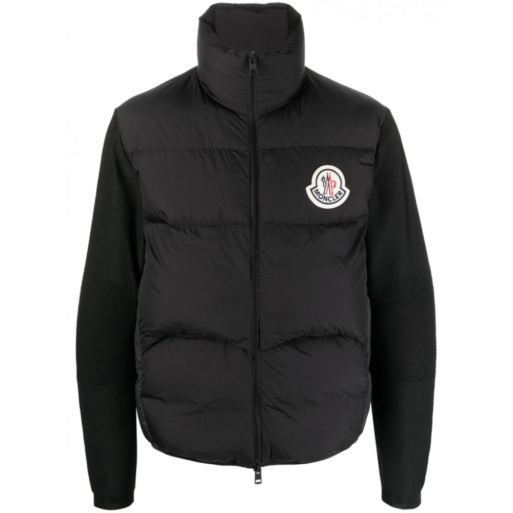 Moncler logo-patch Puffer Jacket Black MCS29034