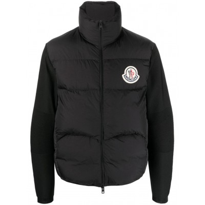 Moncler logo-patch Puffer Jacket Black MCS29034