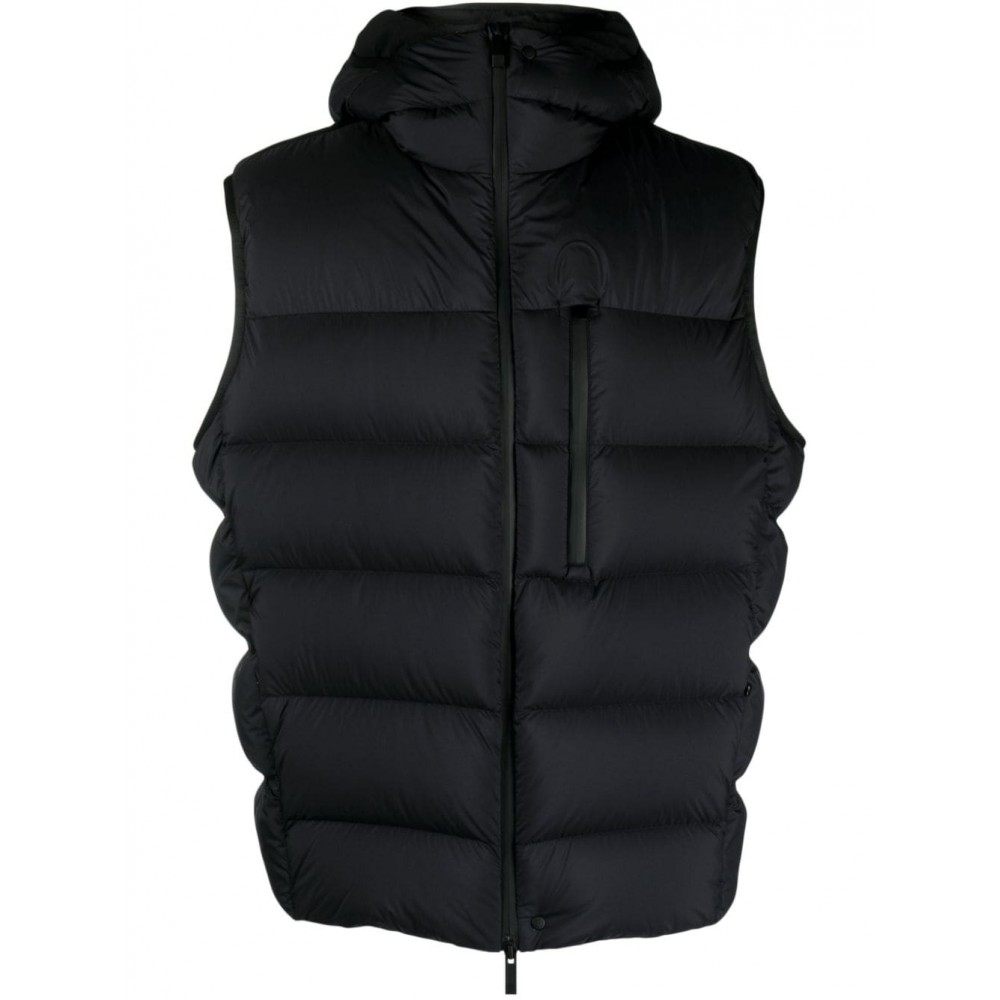 Moncler Padded Hooded Gilet Black MCS29313