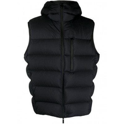 Moncler Padded Hooded Gilet Black MCS29313