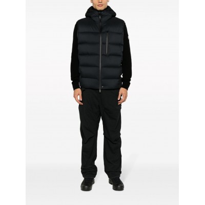 Moncler Padded Hooded Gilet Black MCS29313