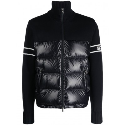 Moncler zip-up Padded Cardigan Blue MCS29661