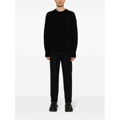 Moncler logo-applique Cashmere Jumper Black MCS28786