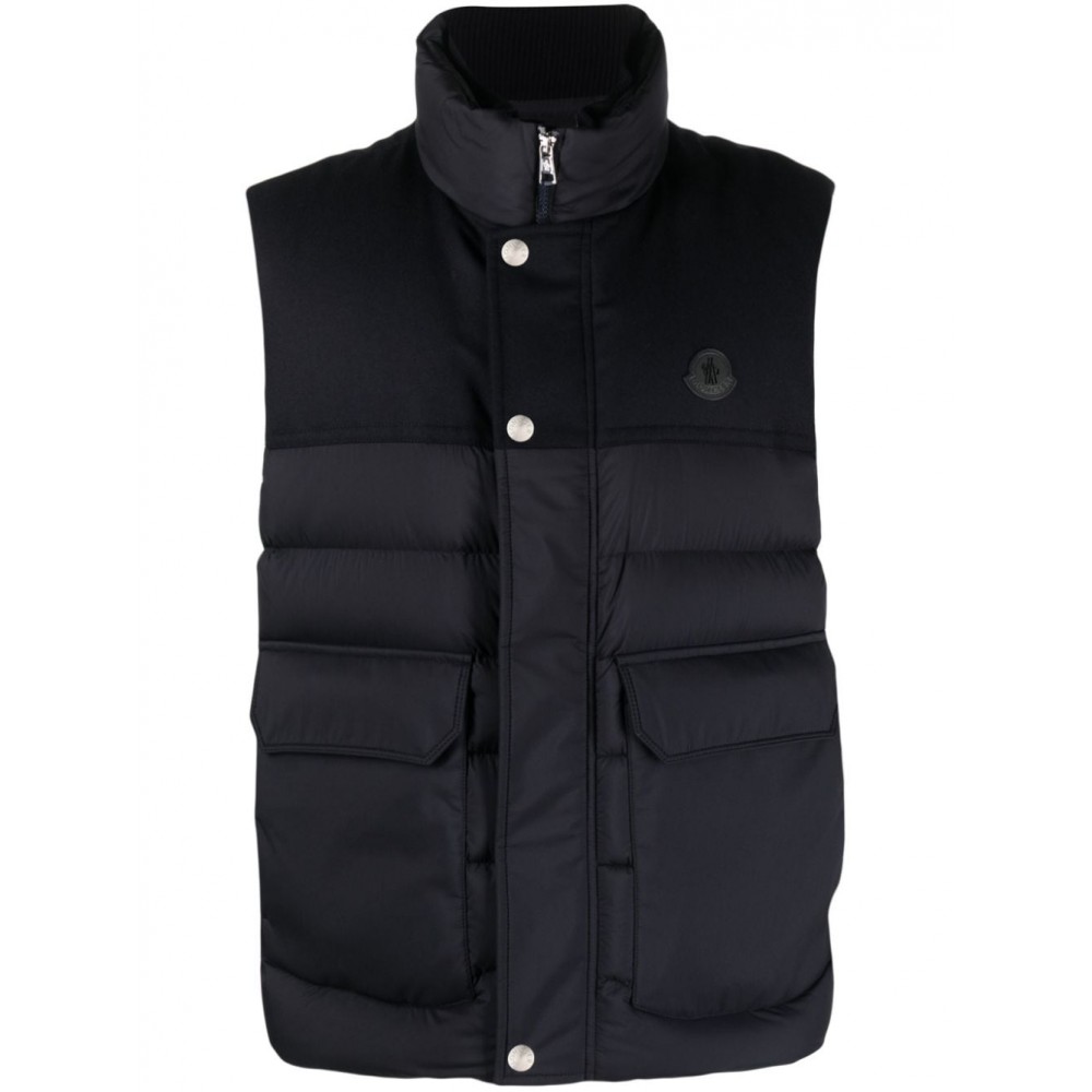 Moncler Rance Quilted Gilet Blue MCS29444