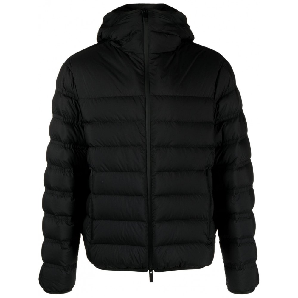 Moncler Arroux Quilted Hooded Jacket Black MCS28125