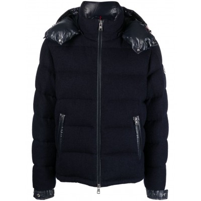 Moncler Winniped Quilted Wool Jacket Blue MCS29632