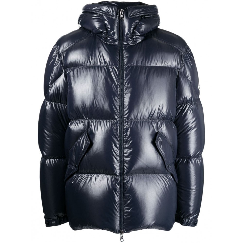 Moncler Padded Hooded Jacket Blue MCS29316