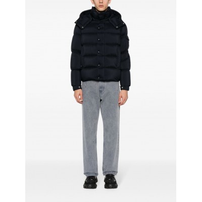 Moncler Vezere Hooded Padded Jacket Blue MCS29620