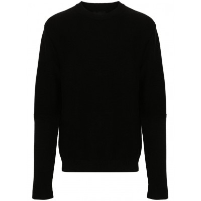 Moncler logo-patch Cotton Jumper Black MCS28930