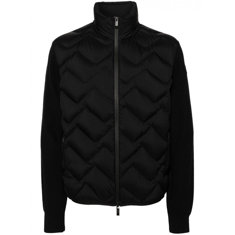 Moncler padded-panel Knitted Jacket Black MCS29350