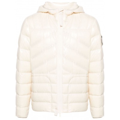 Moncler Chiwen Hooded Down Jacket Neutrals MCS28301