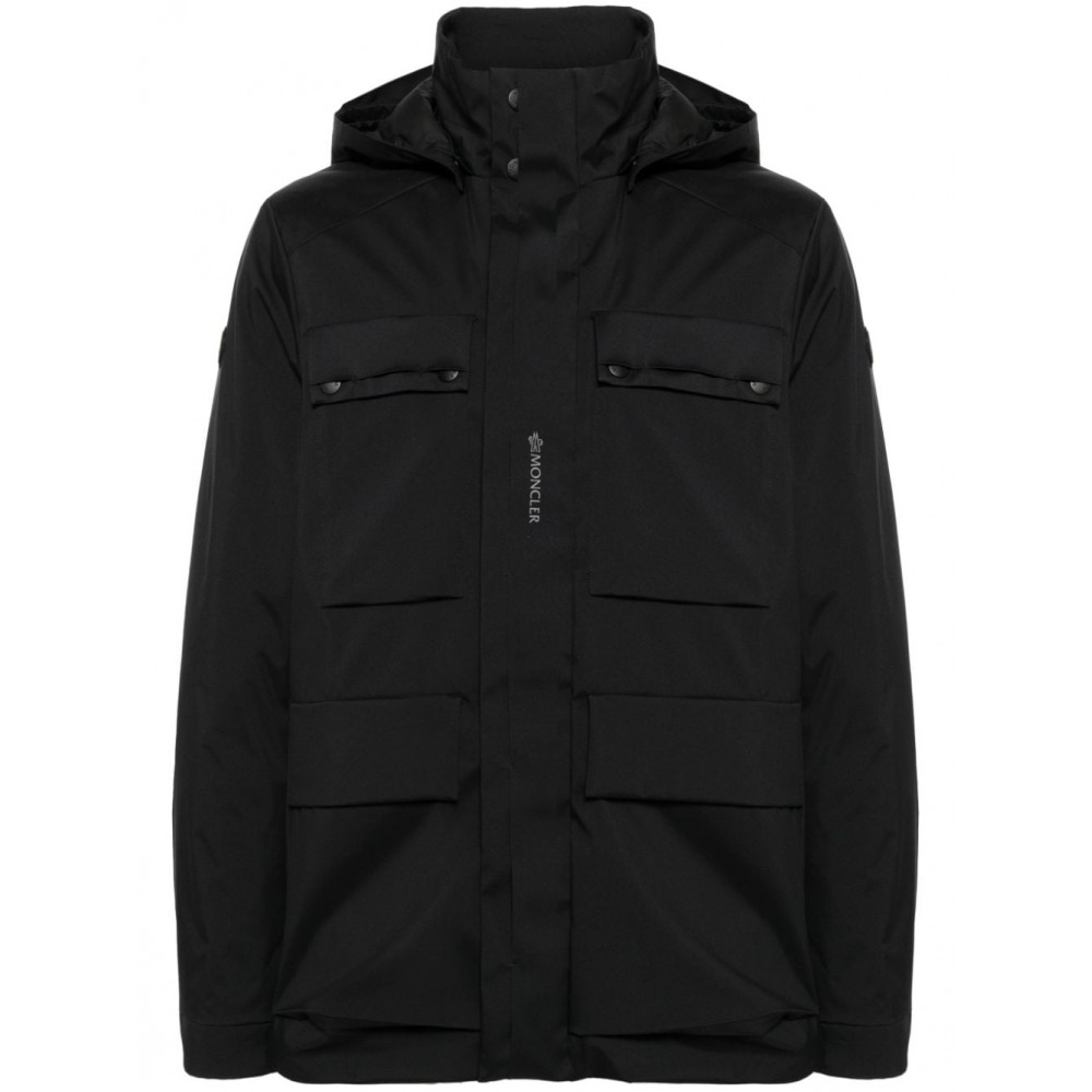 Moncler Neiller Hooded Down Jacket Black MCS29277