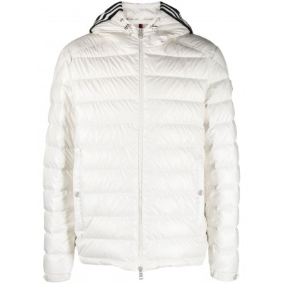 Moncler Cornour Hooded Down Jacket White MCS28348