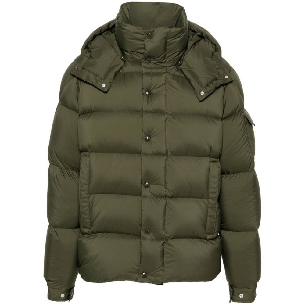 Moncler logo-patch Padded Jacket Green MCS29023