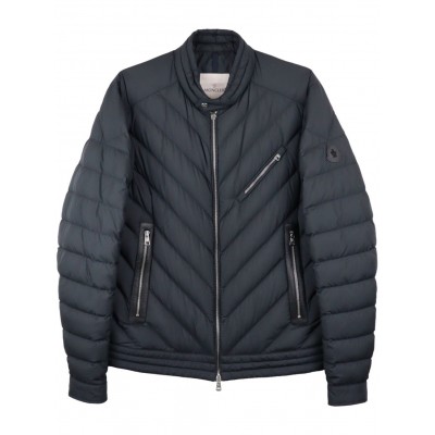 Moncler Tajuna Quilted Biker Jacket Black MCS29552