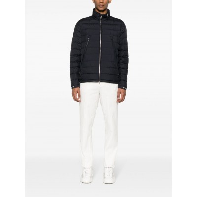 Moncler Alfit Hooded Down Jacket Blue MCS28048