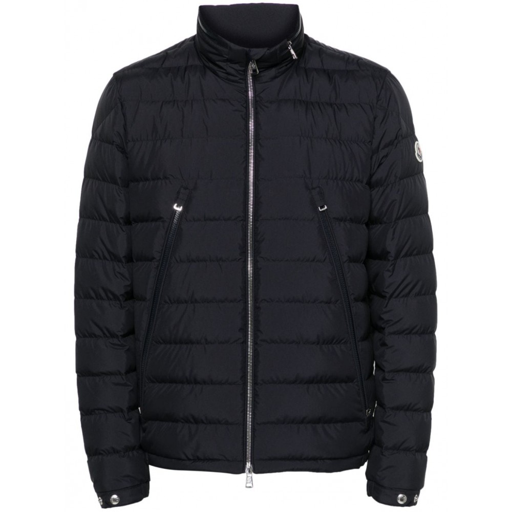 Moncler Alfit Hooded Down Jacket Blue MCS28048