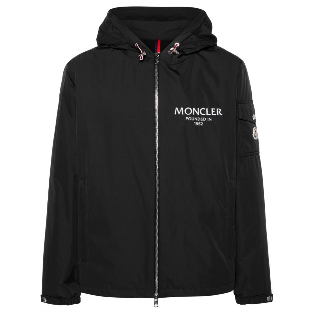 Moncler Hooded down-feather Puffer Jacket Black MCS28612