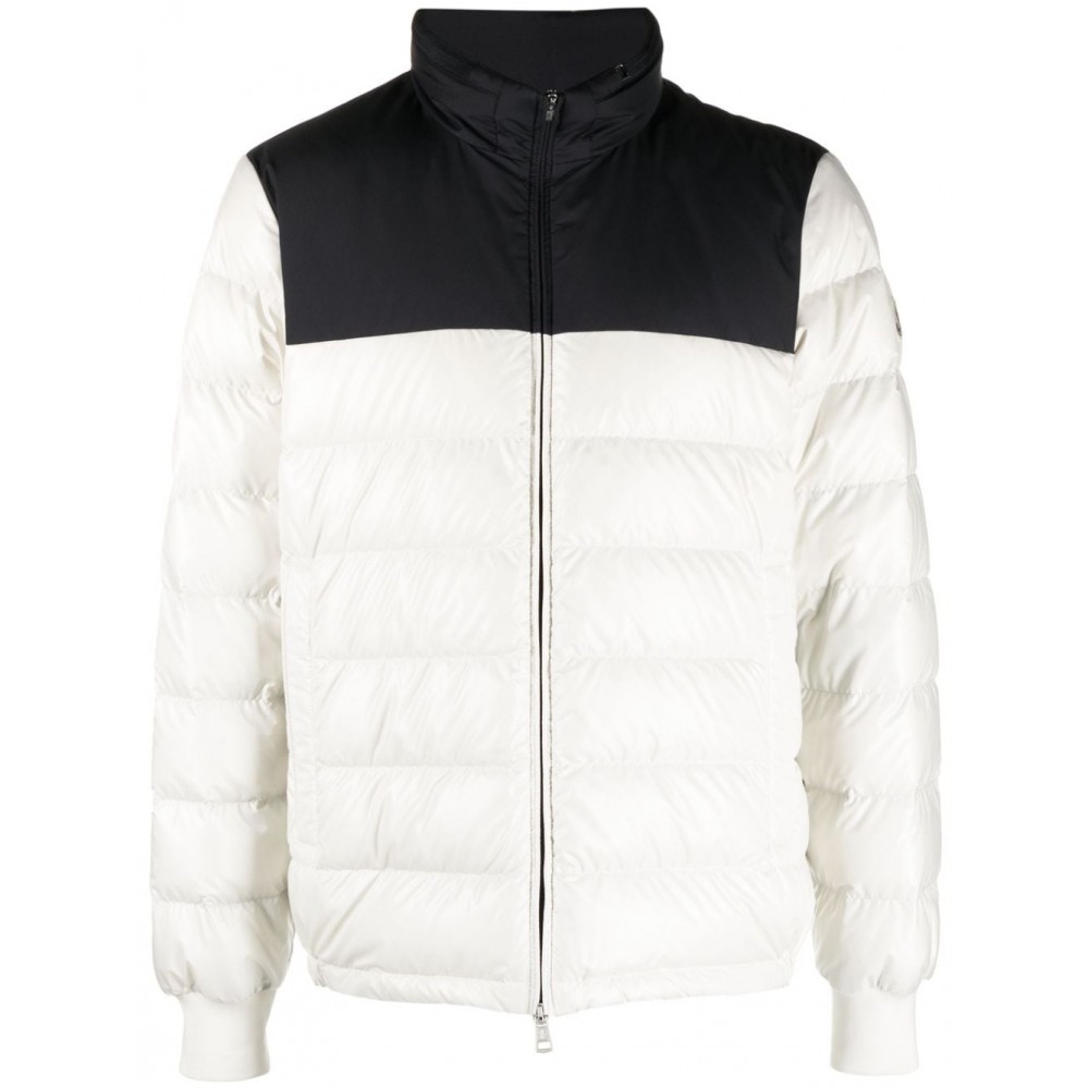 Moncler Coyers Hooded Down Jacket White MCS28354