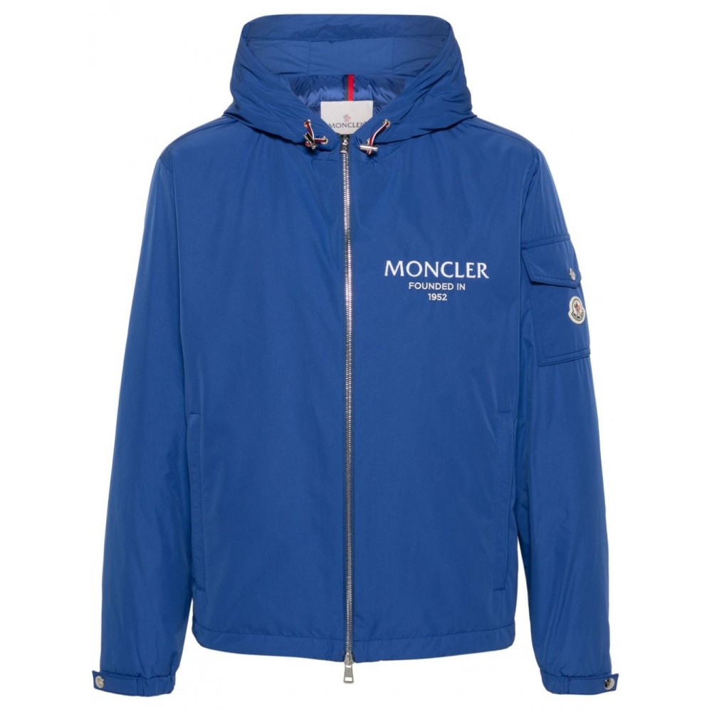 Moncler Lightweight Hooded Padded Jacket Blue MCS28759