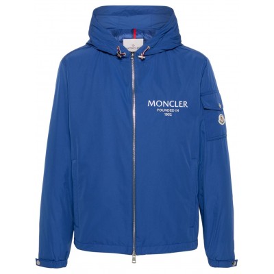 Moncler Lightweight Hooded Padded Jacket Blue MCS28759