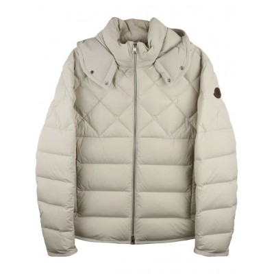 Moncler Cecaud Hooded Down Jacket Neutrals MCS28277