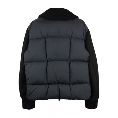 Moncler Gers Shearling Puffer Jacket Black MCS28532