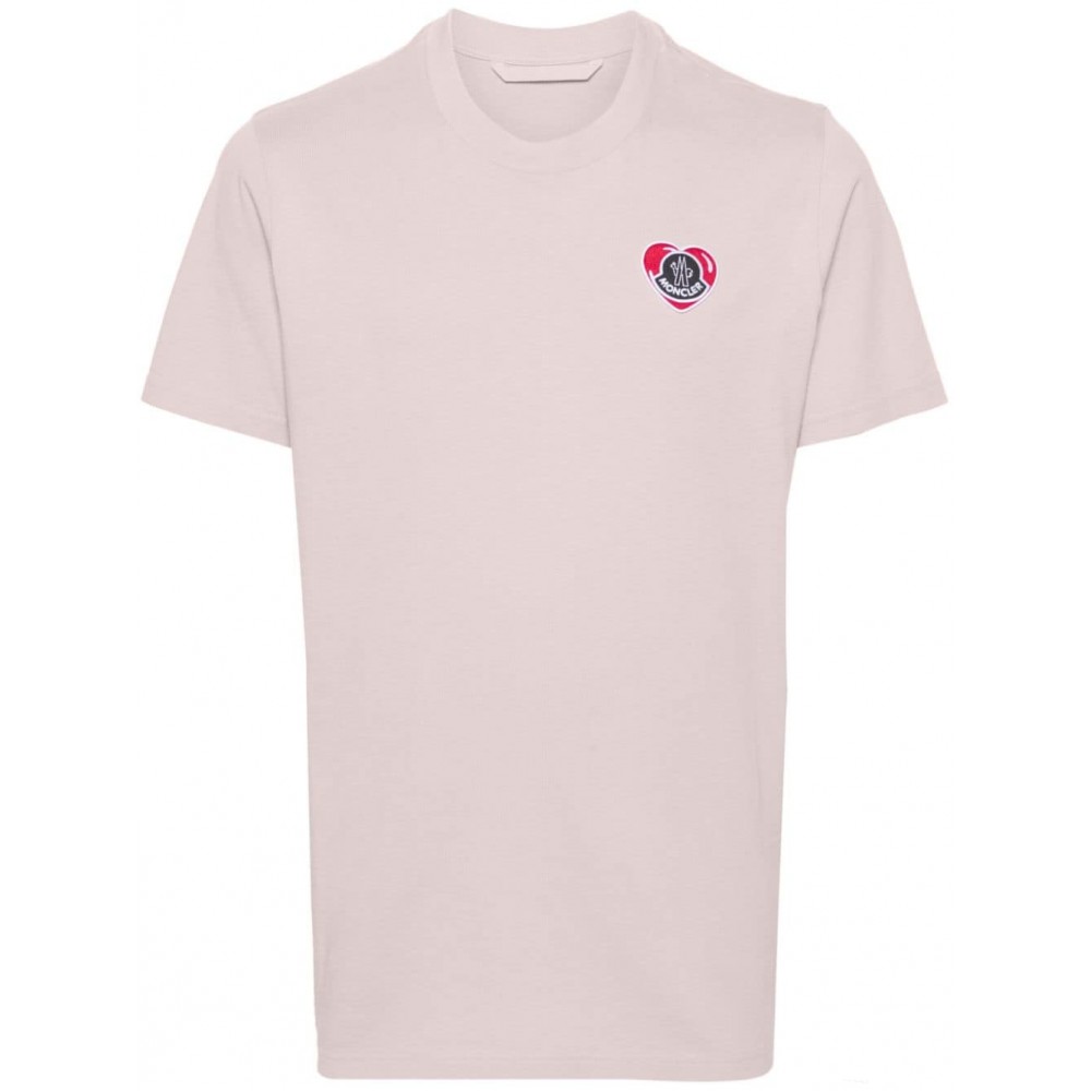 Moncler logo-applique Cotton T-shirt Purple CAMCS28796