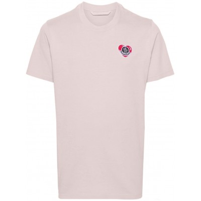 Moncler logo-applique Cotton T-shirt Purple CAMCS28796