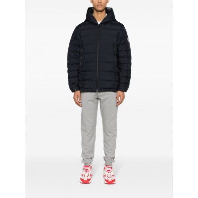 Moncler Chambeyron Quilted Hooded Jacket Blue MCS28288