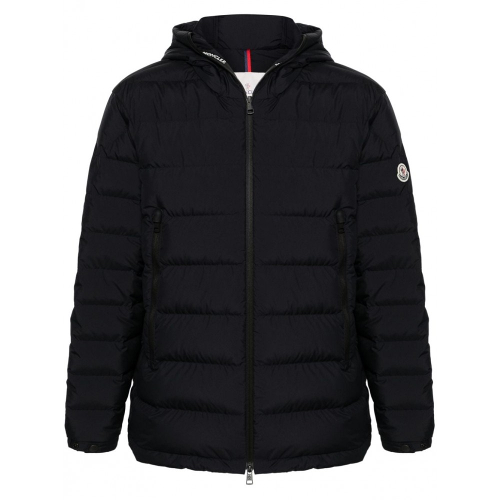 Moncler Chambeyron Quilted Hooded Jacket Blue MCS28288