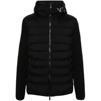 Moncler Panelled Hooded Jacket Black MCS29363