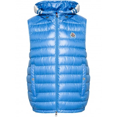 Moncler Clai Quilted Hooded Gilet Blue MCS28314