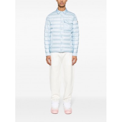 Moncler Tenibres feather-down Shirt Jacket Blue MCS29558