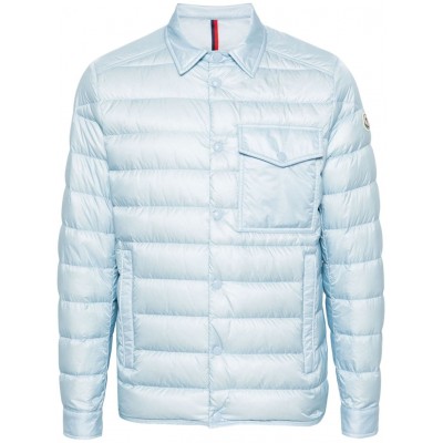 Moncler Tenibres feather-down Shirt Jacket Blue MCS29558