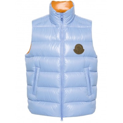 Moncler Parke Puffer Gilet Blue MCS29390