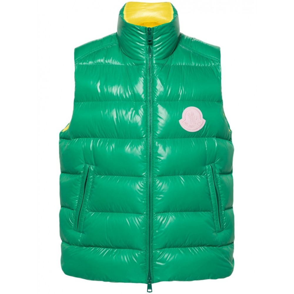 Moncler Parke Puffer Gilet Green MCS29391