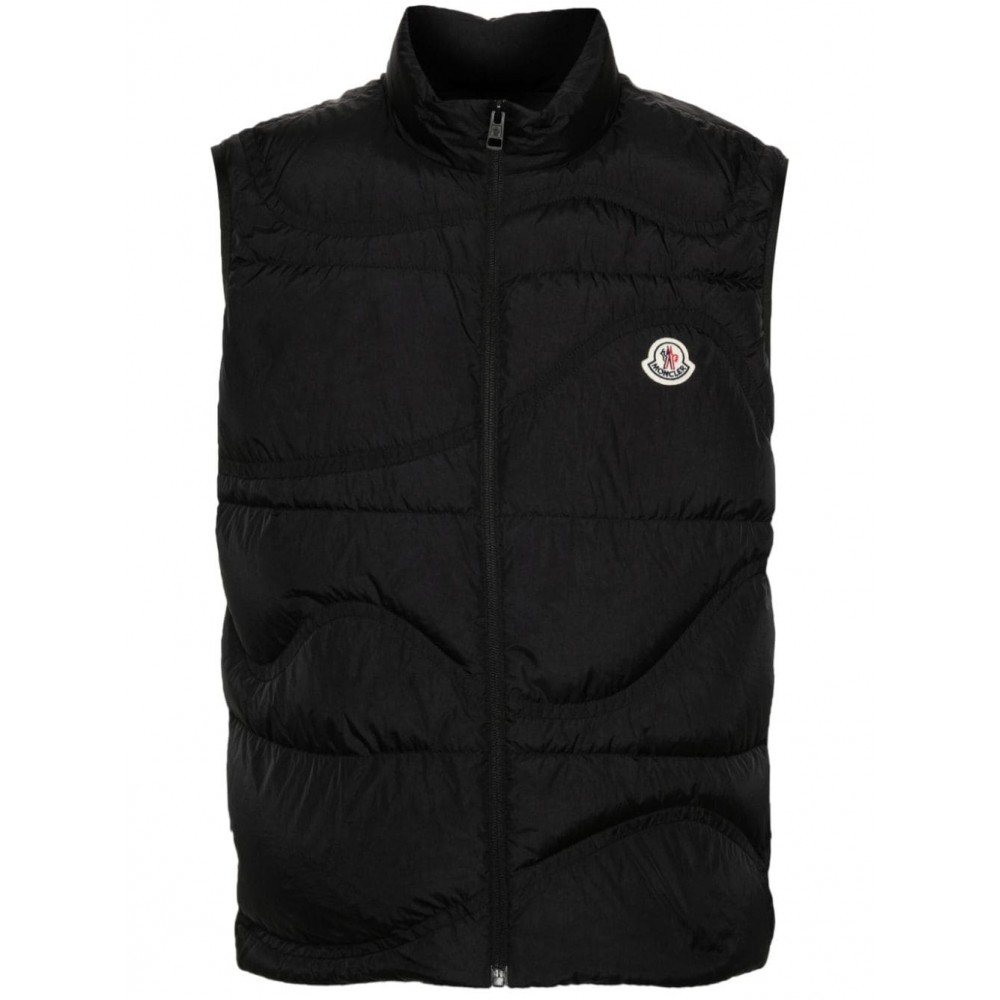 Moncler logo-patch Padded Gilet Black MCS29002