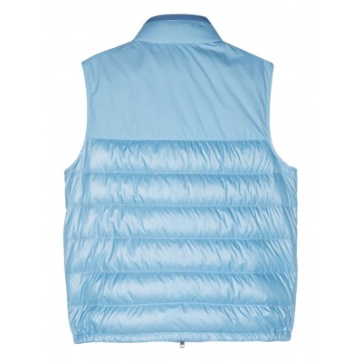 Moncler Cerces concealed-hood Down Gilet Blue MCS28280