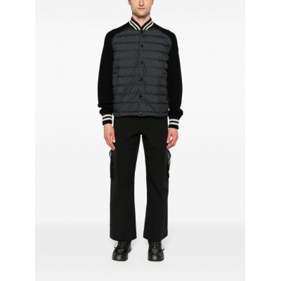 Moncler down-feather Panelled Jacket Black MCS28420