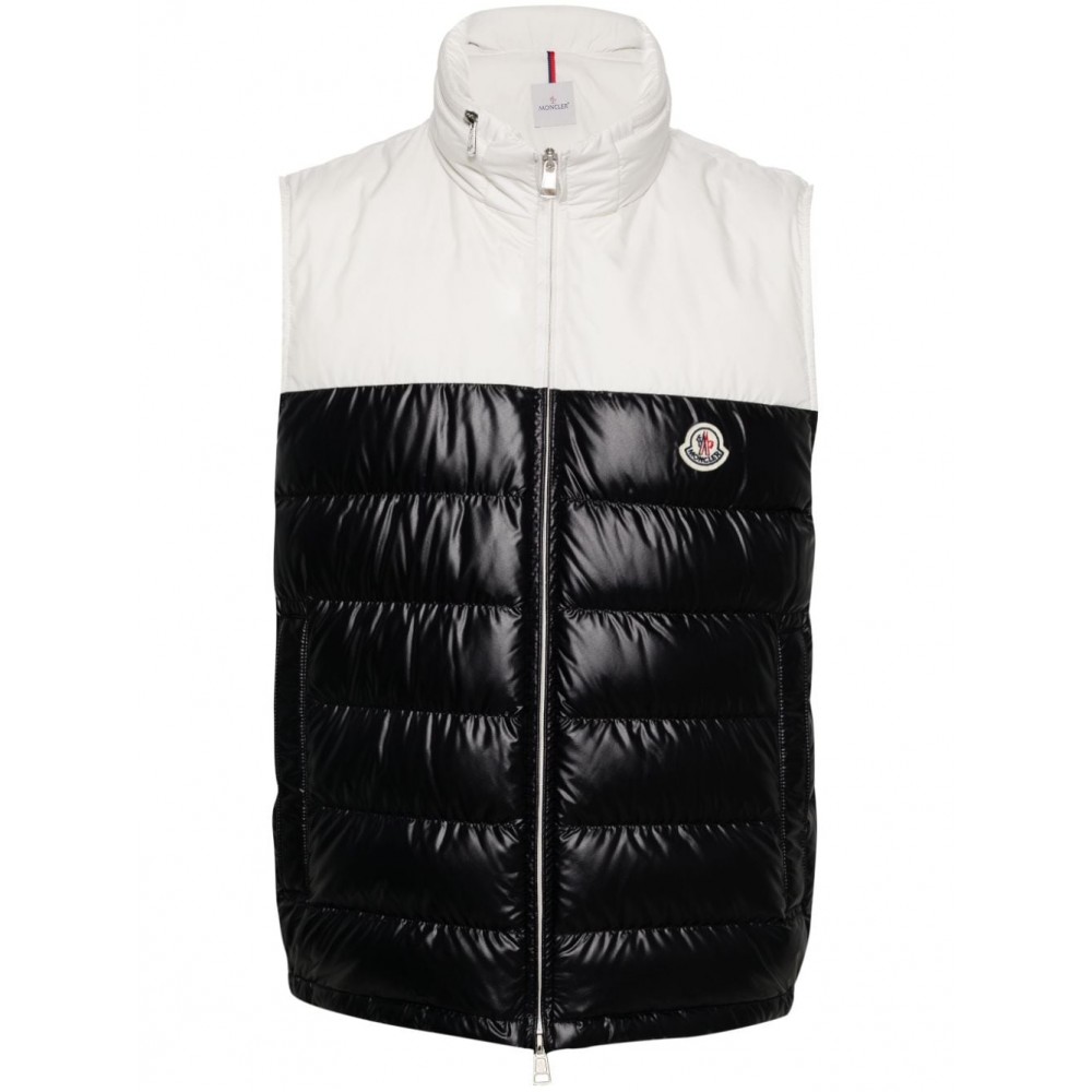 Moncler Cerces two-tone Padded Gilet Black MCS28285