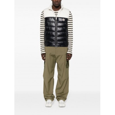 Moncler Cerces two-tone Padded Gilet Black MCS28285